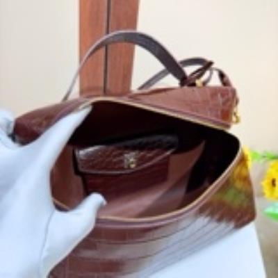 wholesale quality loro piana extra bag l27 alligator coffee